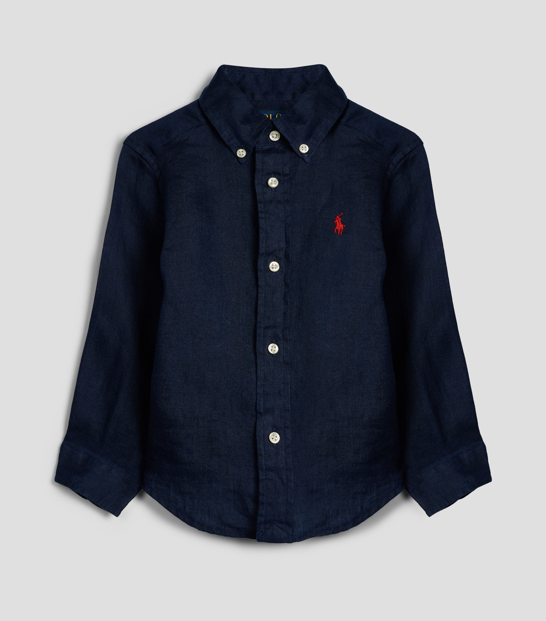 Camisa manga larga lisa Niño